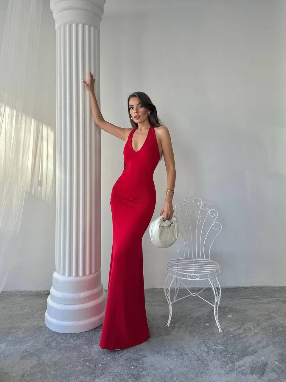 RED WHISPER DRESS
