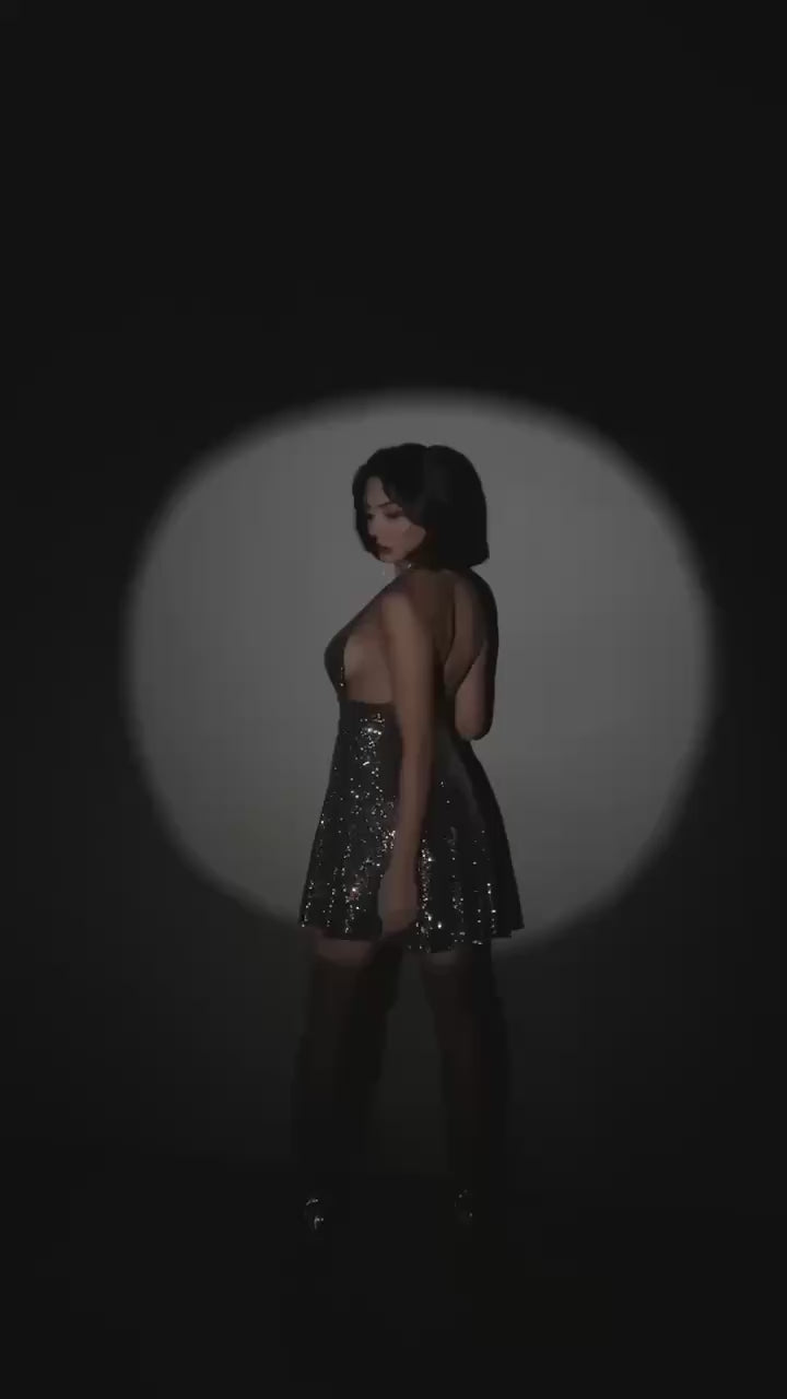 MIDNIGHT SPARKLE DRESS